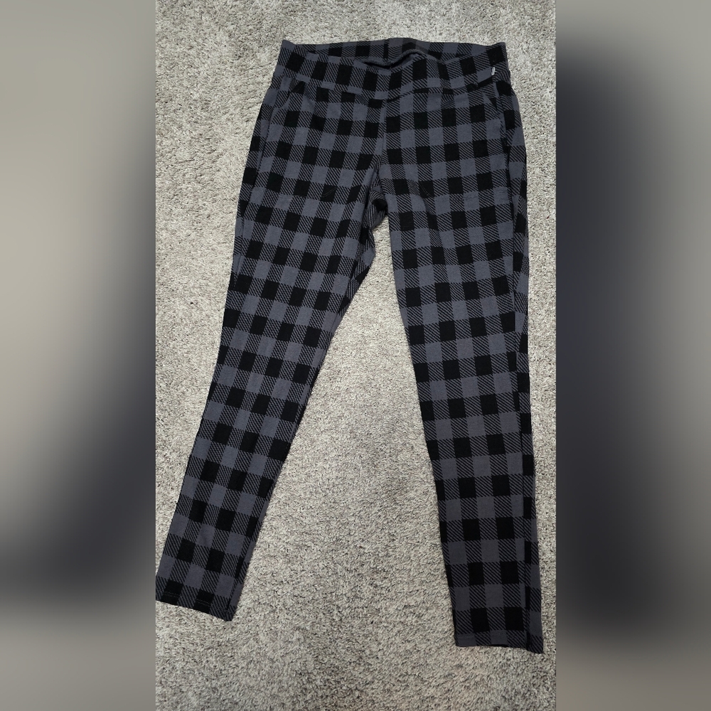 Torrid Women's Size 0 (US Large) Gray & Black Checked Comfy  Pocket Leggings!